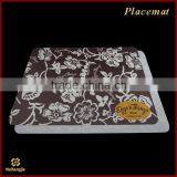 China Supplier Hotsale Brown Pattern Pvc Place Mat thumbnail-1