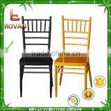 Wedding Used Iron Metal Chiavari Chair Black Color thumbnail-5