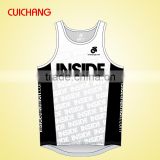 Hot Selling Dry Fit men Running Singlet OEM