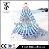 Custom Printed Fashion Circle Beach Towels Round Yoga Mat Printed Round Polyester Scarf                        
                                                Quality Choice