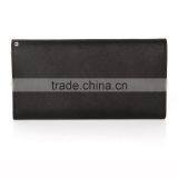 Guangzhou OEM/ODM Leather Wallet Supplier Luxury Fancy Geniune Leather Credit Card Wallet With Custom Logo thumbnail-2