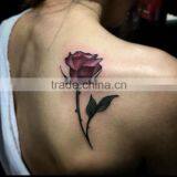 2016 New Design High Fashion Waterproof Valentine's Rose Tattoo Sticker thumbnail-2