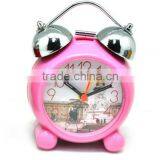 2013 New Products Metal Desk/table Twin Bell /double Bell Alarm Clock for Promotion/retail thumbnail-1