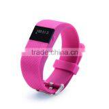 High Quality Silicone Rubber Bluetooth Digital Wristband Watch for Android Smartphone