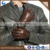 Top Quality Man Touchscreen Cashmere Lined Sheepskin Leather Gloves thumbnail-1