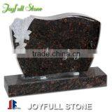 Tan Brown Granite Headstone