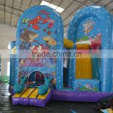 Double Dolphin Inflatable Jumping Bouncy Castle For Kids