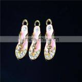 Alloy Flip Flops Pendant Red Garment Hem Pendant Scarf Pendant Bag Decoration thumbnail-1