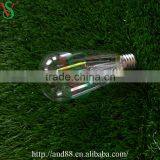 Long Filament Version 4W 6W Colorful Vintage Led Filament Bulb ST64