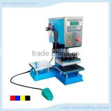 Small pneumatic double-station hot stamping machine