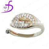 2015 New 925 Sterling Silver Gemstone Open Ring thumbnail-1