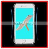 360 Degree Round Plastic Bracket Transparent Tpu Back Cover Cell Phone Accessory Case For Apple Iphone 6 6S Plus thumbnail-6