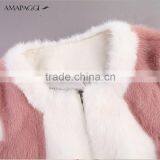 Wholesale Factory Manufacture Classic Mink Fur Jackets for Womem thumbnail-4