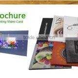 Hot 3.5 Inch Coated Paper Promotional Video Cards Video Player Brochure for Gifts