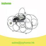 New Style 6 Bottle Metal Wine Rack thumbnail-1