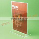 a5 T Shape Acrylic Menu Holder