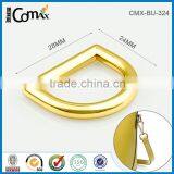 High End Gold Metal Aluminum D-ring for Women Bag thumbnail-1