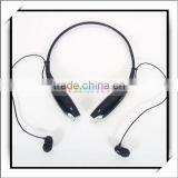 HBS-730 Wireless Bluetooth Earphone Headset for MP3 Cellphones Black thumbnail-1