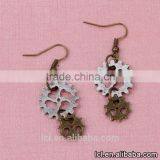 Cheap Fashion Imitation Jewelry Steampunk Clock Imitation Gold Earrings Party Dress New Made in China Yiwu thumbnail-4