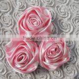 Direct Manufacturer Cheap Item to Sell Ribbon Satin Rose Flower Artificial Design for Holiday/party/tutu Dress Supplies thumbnail-2