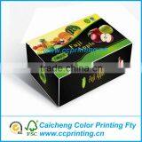Full Color Printed Apple Fruit Packaging Box