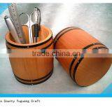 Classic Hot Sale Wooden Pen Storage Barrel thumbnail-3