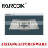 Popular Single Bowl With Tray Stainless Steel Kitchen Dishwash Sink thumbnail-1