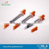 China Disposable Orange Cap Insulin Syringe thumbnail-1