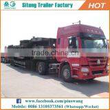 Durable Heavy Duty Low Load Trailer Customized Extendable Military Lowboy Trailer thumbnail-4