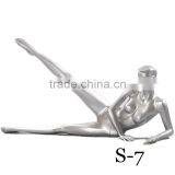 New Arrival Silver Yoga Sports Female Mannequin for Display thumbnail-1
