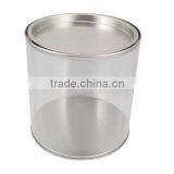 Direct Factory Sale New Round Cylinder Pen Holder Tin Container thumbnail-2