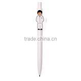Best Selling Funny Plastic Ball Pen With Professions Dolls thumbnail-1