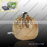 Shining Coin Aluminum Sheet Women Handbags thumbnail-1