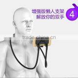 2017 New Creative Neck Wearable Phone Holder For Personal Leisure/Driving Use , Universal Adjustable Mobile Phone Stand Holder thumbnail-2