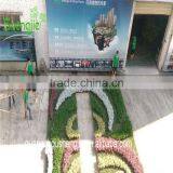 SJLJ013601 High Quality Artificial Green Wall Indoor Outdoor Decorative Artificial Grass Wall thumbnail-3