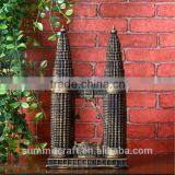 Resin Gold and Silver Souvenir Petronas Twin Towers thumbnail-2