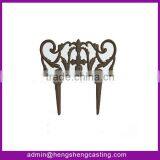 DOUBLE STYLE CAST IRON DECORATIVE GARDEN FENCE thumbnail-1