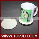 China Supplier Hot Sell Wholesale Custom Bulk Blank Cheap Round Mdf Cork Coaster thumbnail-5