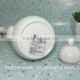 2015 Stocked Porcelain Ceramic Mini Oil Pot for Hotel, Modern Ceramic Mini Oil Pot thumbnail-4