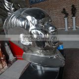 Famous figure stainless steel busts sculpture