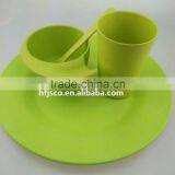 Low Price Best Design Traditional Bamboo Fiber Dinner Set