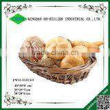 Hand Woven Natural Material Wicker Wholesale Bread Basket thumbnail-1