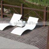 2012 Hot Sales Lie in Bed Outdoor Garden Chair White Comfortable thumbnail-1
