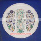White Marble Inlay Plate thumbnail-1