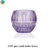 Brown Candle Holders Shining Star Crystal Tealight Candle Holders