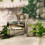 Assorted Color Decorative Metal Iron Flower Pot Hanging Balcony Garden Planter thumbnail-5