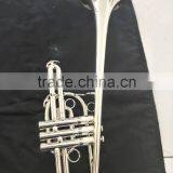 Silver Plated Cheap Marching Trumpet in Bb Key