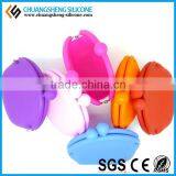 FASHION AND LOVELY SHAPE HOT SELLING SILICONE COIN BAG,CUSTOMER DESIGN THE SHAPE thumbnail-3