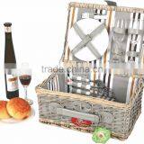 Wholesale Handmade Insulated Fast Food Picnic Basket Wicker thumbnail-2