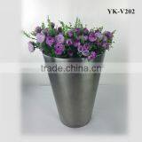 JINXIN Stainless Steel Round Flower Vase thumbnail-1